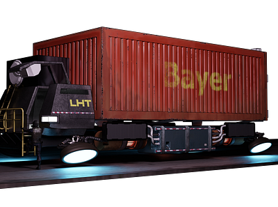 ARD Heavy Transport 3d 3dmodelling blender texturepainting