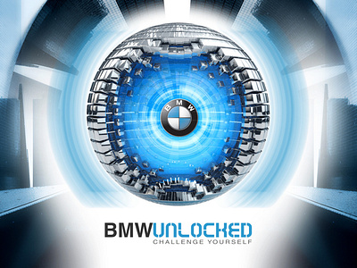 Brand Activation BMW Unlocked c4d logo