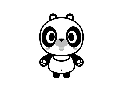 panda1（临摹） app design flat icon illustration logo ui vector