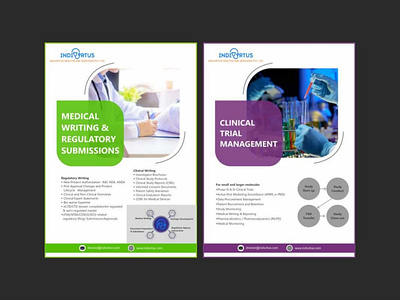 Pharma company flyers