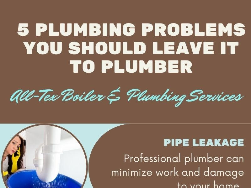 5 Plumbing problems You should leave it to plumber by AllTex Boiler & Plumbing Services on Dribbble