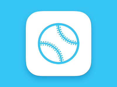 App icon-Baseball app application baseball icon program ui