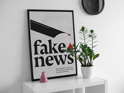 Fake News Poster fake news poster