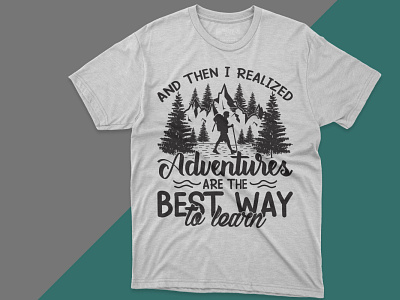 Adventure T-shirt design eps