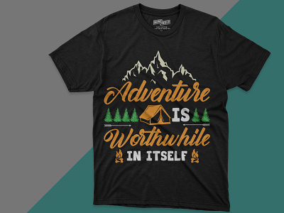 Adventure T-shirt design eps