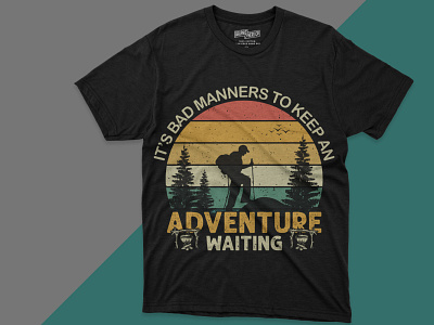 Adventure T-shirt design eps