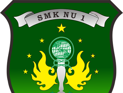 SMK NU 1 PESANGGARAN branding design logo