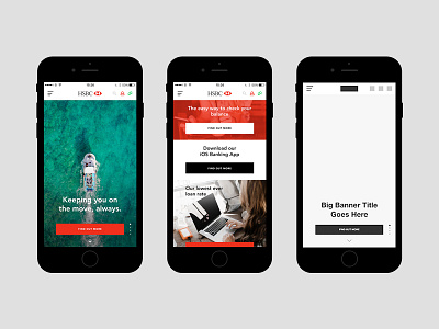 Redesign of HSBC (Mobile)
