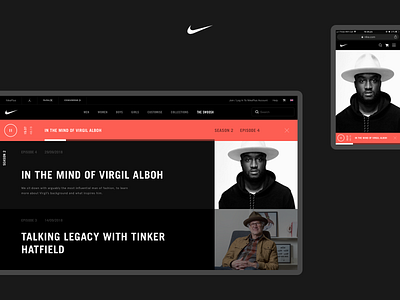 Podcast Player - 'The Swoosh' Nike (Concept)