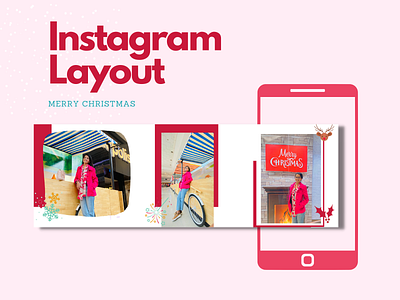 Social Media Christmas Layout design graphic design