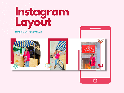 Social Media Christmas Layout