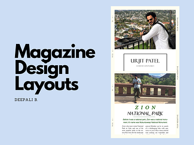 Magazine Design Inspiration design graphic design