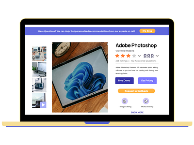 Website Product Design Page
