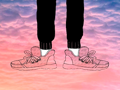 Acid Sneakers acid boots illustration sky sneakers