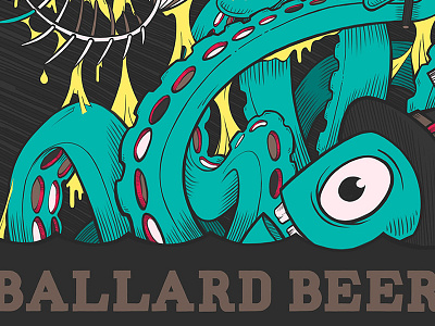 Ballard Beer Co. 4x4 Poster