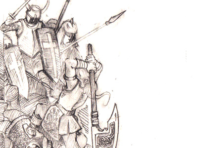 Medieval Teaser 16toads illustration sketch teaser