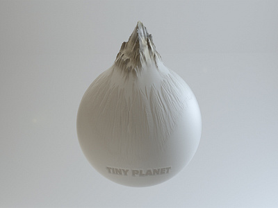 Tiny Planet 3d c4d design fx machine motion octane otoy planet render tiny world