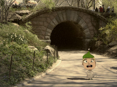 Elf in Central Park adobe central elf ideas park photoshop touch