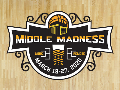 Middle Madness beer branding middle james