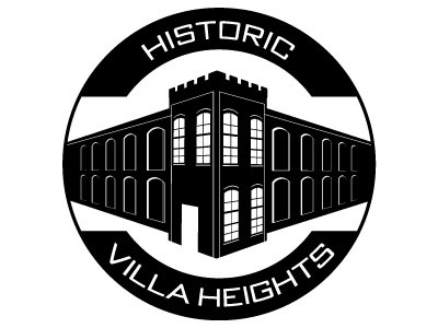 Villa Heights Community Logo Concept charlotte logo villa heights