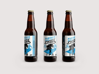 Panther Pride beer carolina panthers home brew pride