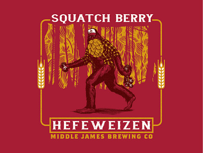 Squatch Berry Shirt beer beer branding shirt