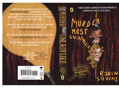 Speculative Book Cover- A Murder Most Unladylike book cover design graphic design illustration speculative work