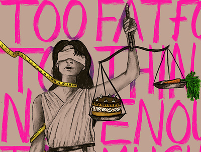 Lady Justice book illustration design illustration