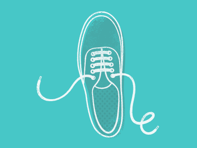 Pattern Pt. 1 blue illustration shoe shoelace sneaker texture
