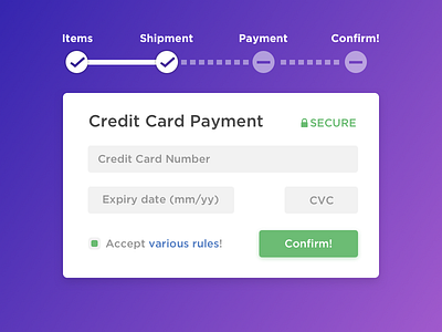 Credit Card Payment 002 card credit dailyui payment