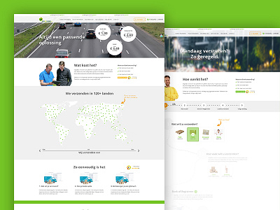 Modern Delivery website re-design delivery ui design ux design visual design wordress