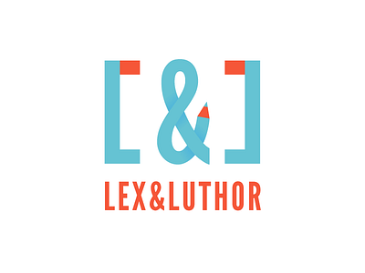 LEX&LUTHOR Logo corporate design lex logo luthor