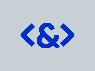 Lex&Luthor Logo 2015 agency ampersand blue coding html logo tag