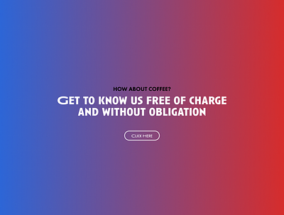 Call to action style clean design flat font gradient