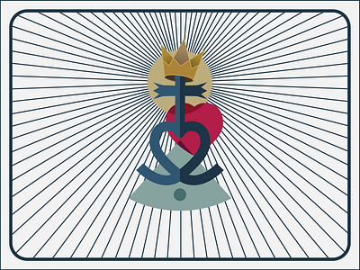 Ancuora anchor camargue cross crown design france graphic design heart horses illustration logo riviera sailor sea summer t shirt t恤 vector 新年快 猪年
