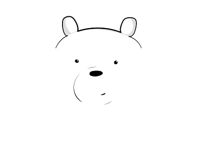 We Bare Bears. Ice Bear. branding design graphic design illustration logo typography ui ux vector