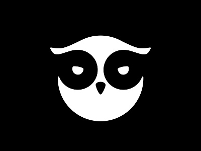 An owl. app branding design graphic design icon illustration logo logo design logotype minimal monogram negative space owl typography ui ux vector
