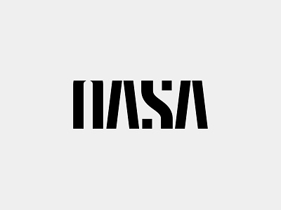NASA. astro branding design graphic design illustration logo logo design logotype monogram nasa space typography ui ux vector