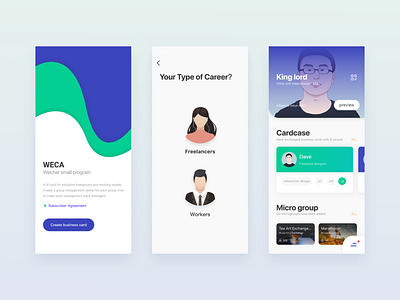 WECA——Wechat small program app design ui ux