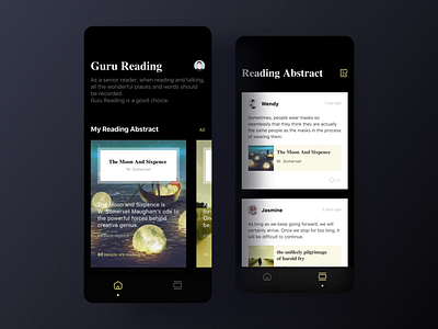 My Reading Abstract abstract app app design design reading reading app uidesign