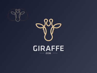 Giraffe branding logo logodesign