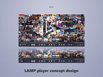 LAMP player concept design 1 concept interface media player program ui design