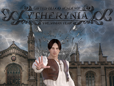 Ytherynia Year 1 H. F Cover 3d design graphic design illustration