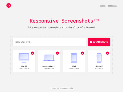 Responsive Screenshots