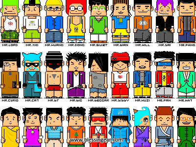 characters.... icon pixel
