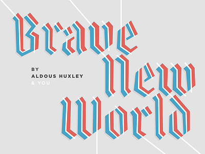 Brave New World books brave new world ebook typography