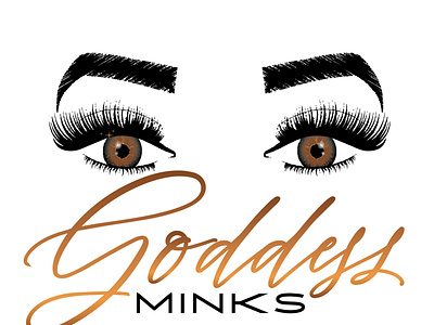 Goddess Minks Logo branding graphic design logo