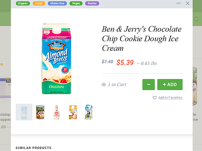 Product page - web version design dribbble e commerce product page uxui