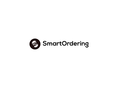 Smart Ordering clean color design logo minimalist mobile modern new simple young