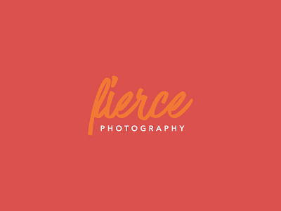 Fierce clean color design fight logo minimalist new photo red simple young